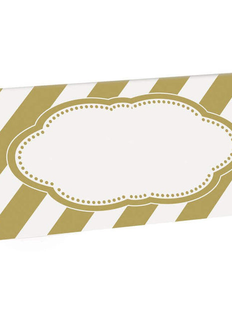 Gold Place Card - SKU:49593 - UPC:011179495931 - Party Expo