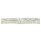 Gold & Silver Radiant Cross Communion Banner - SKU:43886 - UPC:011179438860 - Party Expo