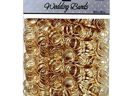 Gold Wedding Bands - SKU:340290 - UPC:048419755135 - Party Expo