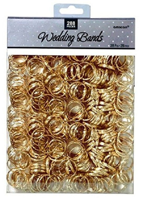 Gold Wedding Bands - SKU:340290 - UPC:048419755135 - Party Expo