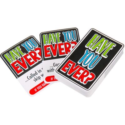 "Have You Ever Card" Party Game - SKU:340076 - UPC:013051603854 - Party Expo