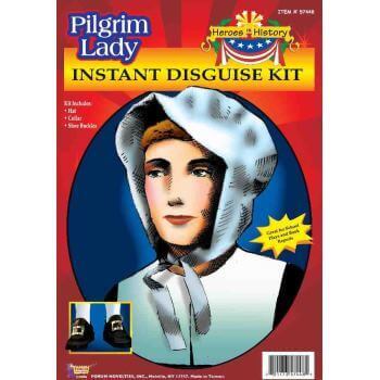 Heroes In History - Pilgrim Lady - SKU:57448 - UPC:721773574481 - Party Expo