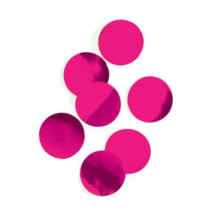 Hot Pink Foil Confetti - SKU:9733299 - UPC:098111237835 - Party Expo