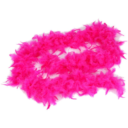 Hot Pink Fuchsia Feather Boa - SKU:FB-BOAHP - UPC:097138639547 - Party Expo