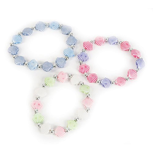 Imitation Sea Shell Bracelets - SKU:JB-SEASH - UPC:097138706959 - Party Expo