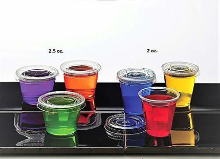 Jello Shot Glasses with Lids - SKU:N502346 - UPC:098382623061 - Party Expo