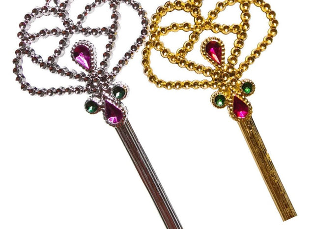 Jeweled Princess Wands (1ct) - SKU:CA-FAIWA - UPC:097138653529 - Party Expo