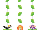 Jungle Safari Hanging Decorations - SKU:340097 - UPC:039938621179 - Party Expo