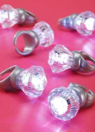 Just for the Girls - Light Up Engagement Rings (6ct) - SKU:VL2769 - UPC:082676689819 - Party Expo