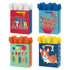 Large Birthday Boys Gift Bags (1ct) - SKU:IG116500 - UPC:018697424313 - Party Expo