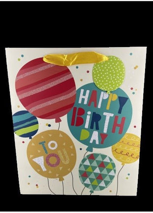 Large Birthday Gift Bags (1ct) - SKU:IG116496 - UPC:018697424276 - Party Expo