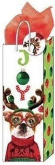 Large Furry Christmas Pals Matte Gift Bag (1ct) - SKU:CM693LD - 3 - UPC: - Party Expo