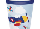 Lil' Flyer Airplane - 9oz Paper Cups (8ct) - SKU:331510 - UPC:039938500429 - Party Expo