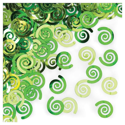 Lime Swirl Confetti (1ct) - SKU:021443- - UPC:039938120313 - Party Expo