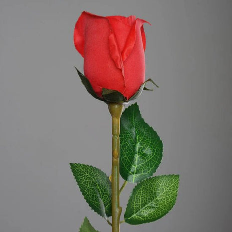 Long Stem Red Artificial Silk Roses (1ct) - SKU:ARTI360RED - UPC:10028750 - Party Expo