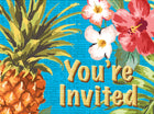 Luau - Aloha Invitations - SKU:319999- - UPC:039938359478 - Party Expo