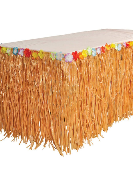 Luau - Artificial Grass Table Skirt - SKU:LU-TABSK - UPC:097138788627 - Party Expo