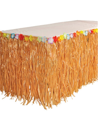 Luau - Artificial Grass Table Skirt - SKU:LU-TABSK - UPC:097138788627 - Party Expo