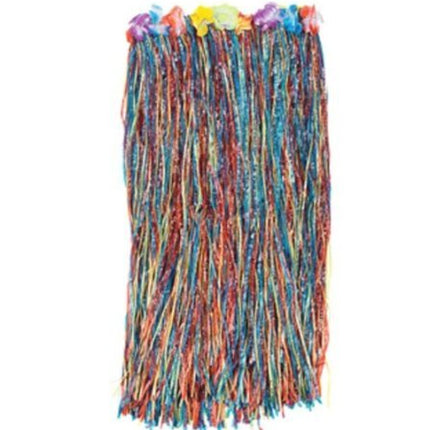 Luau - Multicolor Hula Skirt - SKU:3L-34/290-P - UPC:887600172296 - Party Expo