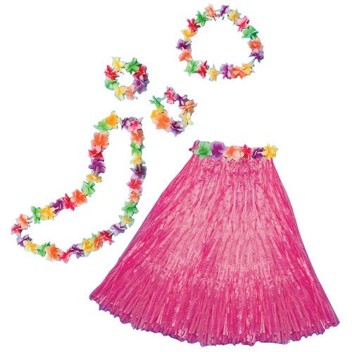 Luau - Pink Aloha Set - SKU:251815 - UPC:753182518152 - Party Expo