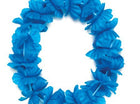 Luau - Turquoise Fabric Lei Headband - SKU:555962 - UPC:087205559625 - Party Expo