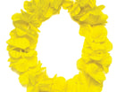 Luau - Yellow Fabric Lei Headband - SKU:555967 - UPC:087205559670 - Party Expo
