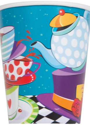 Mad Tea Party 9oz Cup - SKU:49506 - UPC:011179495061 - Party Expo