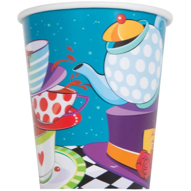 Mad Tea Party 9oz Cup - SKU:49506 - UPC:011179495061 - Party Expo