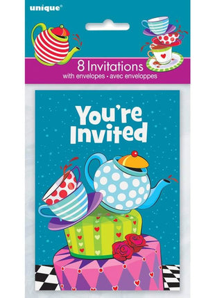 Mad Tea Party Invite - SKU:49514 - UPC:011179495146 - Party Expo