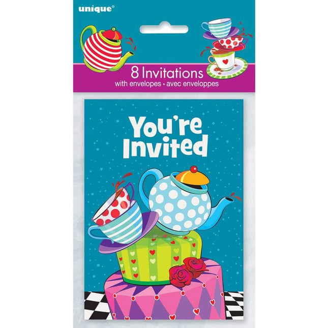 Mad Tea Party Invite - SKU:49514 - UPC:011179495146 - Party Expo