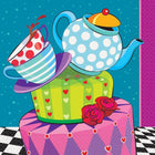 Mad Tea Party Lunch Napkin - SKU:49502 - UPC:011179495023 - Party Expo