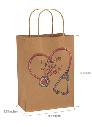 Medium Nurse Kraft Bag - SKU:3L-3/7388 - UPC:886102266700 - Party Expo