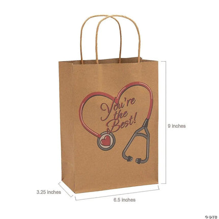 Medium Nurse Kraft Bag - Party Expo