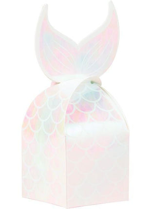 Mermaid Shine Iridescent Favor Box - SKU:336711 - UPC:039938567958 - Party Expo