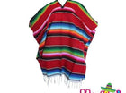 Mexican Poncho - Adult Long - SKU:SR-23 - UPC:750227170313 - Party Expo