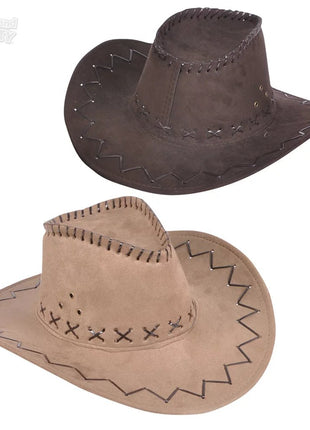 Microsuede Cowboy Hat (1ct) - SKU:HA-COWMS - UPC:097138758651 - Party Expo