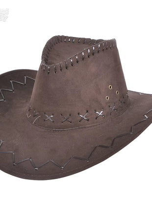 Microsuede Cowboy Hat (1ct) - SKU:HA-COWMS - UPC:097138758651 - Party Expo