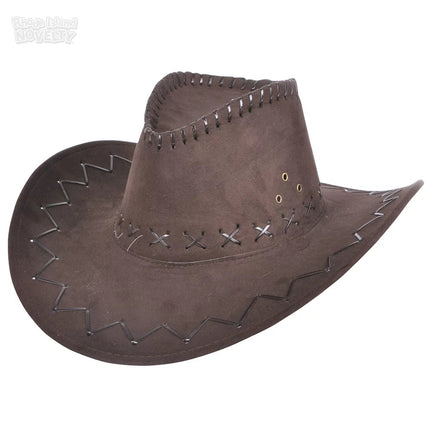 Microsuede Cowboy Hat (1ct) - SKU:HA-COWMS - UPC:097138758651 - Party Expo