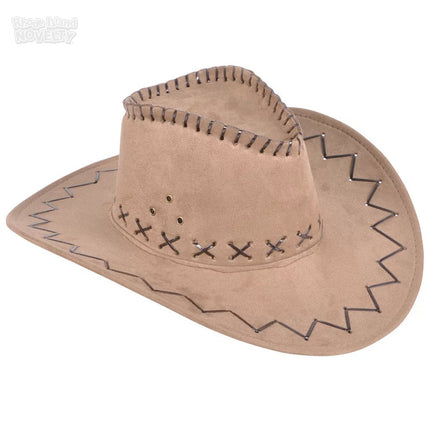 Microsuede Cowboy Hat (1ct) - SKU:HA-COWMS - UPC:097138758651 - Party Expo