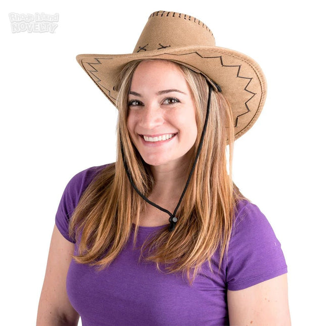 Microsuede Cowboy Hat (1ct) - SKU:HA-COWMS - UPC:097138758651 - Party Expo