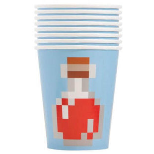 Minecraft - 9oz Paper Cups (8ct) - SKU:79406 - UPC:011179794065 - Party Expo