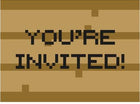Minecraft - Invitations (8ct) - SKU:79414 - UPC:011179794140 - Party Expo