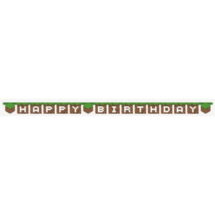 Minecraft - Large Jointed Banner - SKU:79419 - UPC:011179794195 - Party Expo