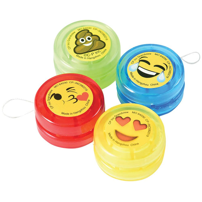 Mini Emoji Yo-Yos - SKU:1644 - UPC:4939201644 - Party Expo