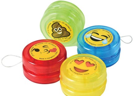 Mini Emoji Yo-Yos - SKU:1644 - UPC:4939201644 - Party Expo