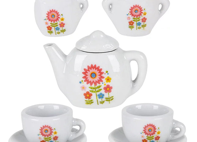 Mini Porcelain Tea Set - SKU:TY-MINTE - UPC:097138878922 - Party Expo