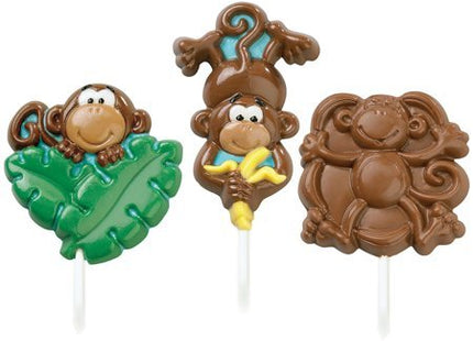 Monkey Lollipop Mold - SKU: - UPC:070896021007 - Party Expo