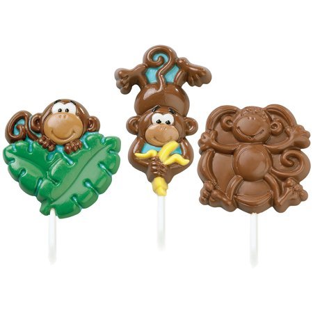 Monkey Lollipop Mold - SKU: - UPC:070896021007 - Party Expo