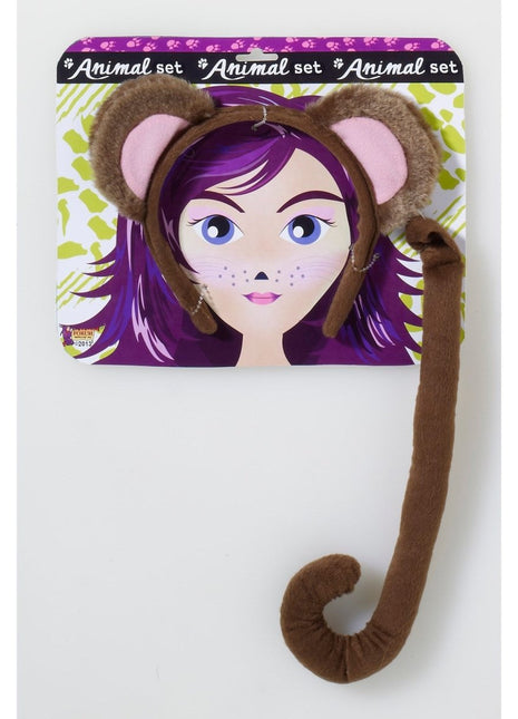 Monkey with Tail Costume Kit - SKU:71198 - UPC:721773711985 - Party Expo