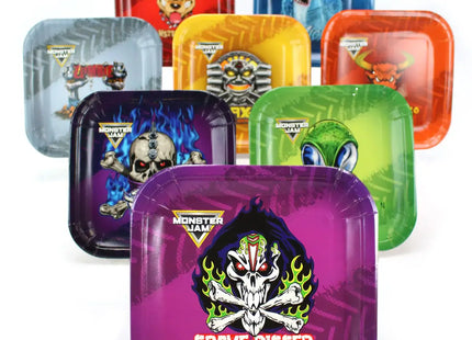 Monster Jam 7" Dessert Plates (Pack of 8) - SKU: - UPC:691027463604 - Party Expo